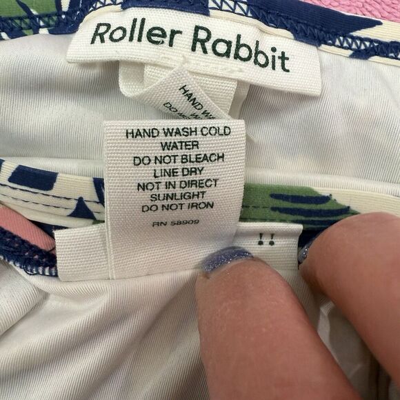 Roller Rabbit Girls Swimsuit 2T Floral Colorful Two Piece - Picture 11 of 11